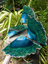 Coasters #64- Agate Epoxy set of 4 - Sold