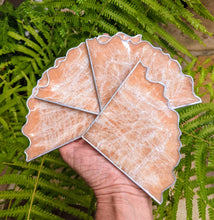 Coasters #53 - Triangle agate Epoxy set of 4