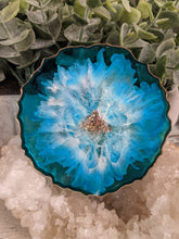 Coasters #70- Agate Epoxy set of 4 - SOLD
