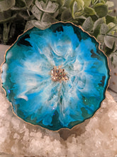 Coasters #70- Agate Epoxy set of 4 - SOLD