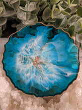 Coasters #70- Agate Epoxy set of 4 - SOLD