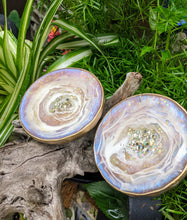 Coasters #59- Round Epoxy with feet - set of 2 - Sold