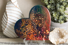 Abstract rainbow heart