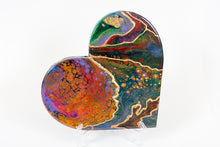 Abstract rainbow heart