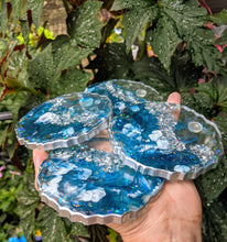 Coasters #61- Agate Epoxy set of 4 - Sold