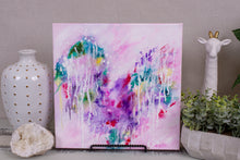 abstract rainbow watercolor ink splashy heart with drips 